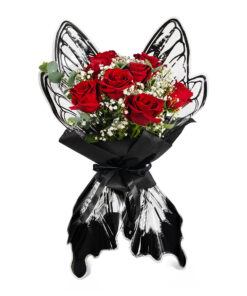 Butterfly Bouquet Red Roses