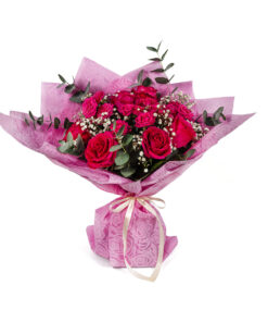 Μπουκέτο με Φούξια Λουλούδια