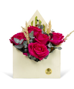 Flower Letter Dark Pink