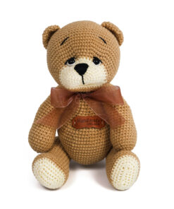 Πλεκτό Αρκουδάκι Μπεζ