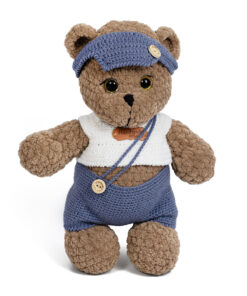 Πλεκτό Αρκουδάκι με Καπέλο
