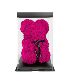 Rose Bear Dark Pink Small