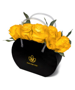 Τσαντάκι με Κίτρινα Τριαντάφυλλα