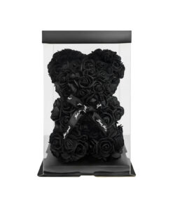 Rose Bear Black Small